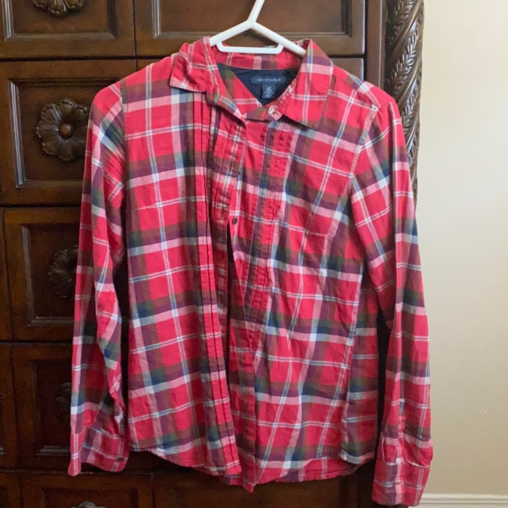 Tommy Hilfiger Long Sleeve Button Down Blouse